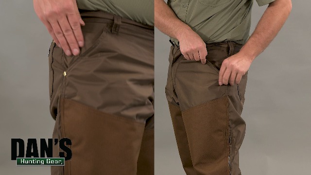 Brush Buster Field Pants, Made in U.S.A (34W X 26L) Brown at